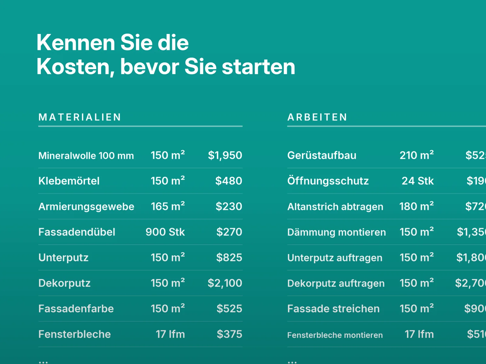 Vorschau der GetFacade-App 5