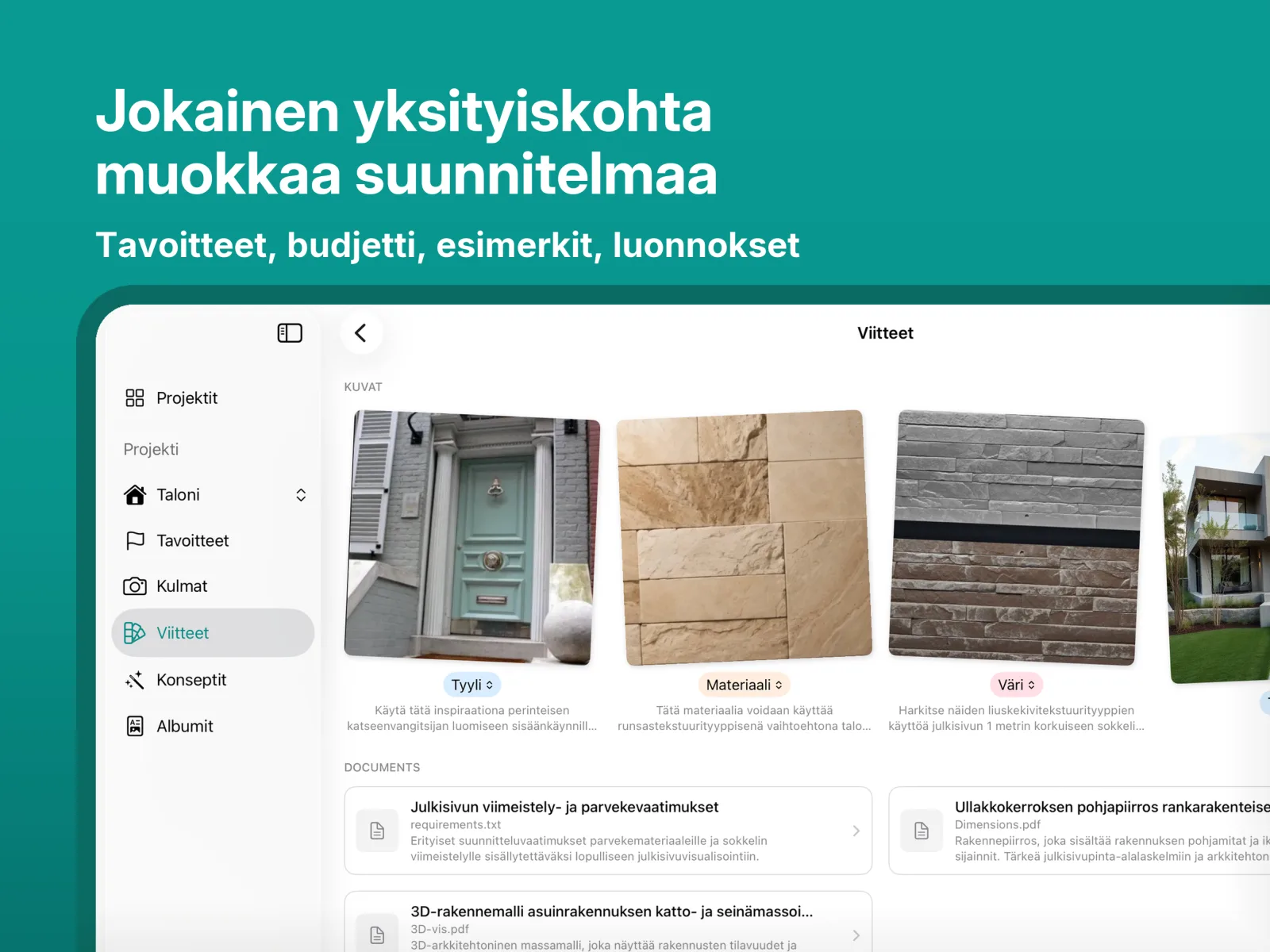 GetFacade-sovelluksen esikatselu 3