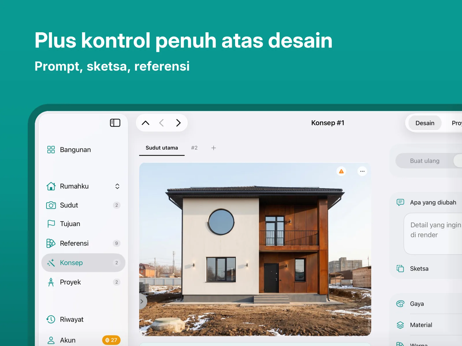 Pratinjau aplikasi GetFacade 4