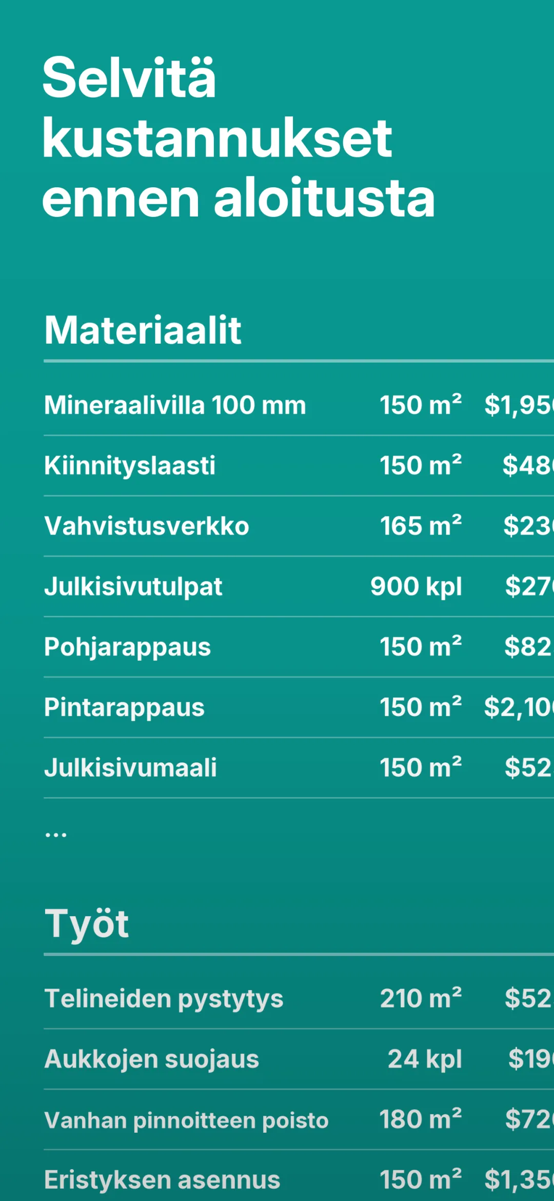 GetFacade-sovelluksen esikatselu 5
