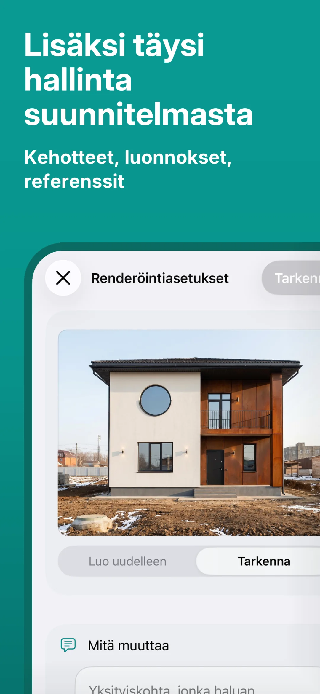 GetFacade-sovelluksen esikatselu 4
