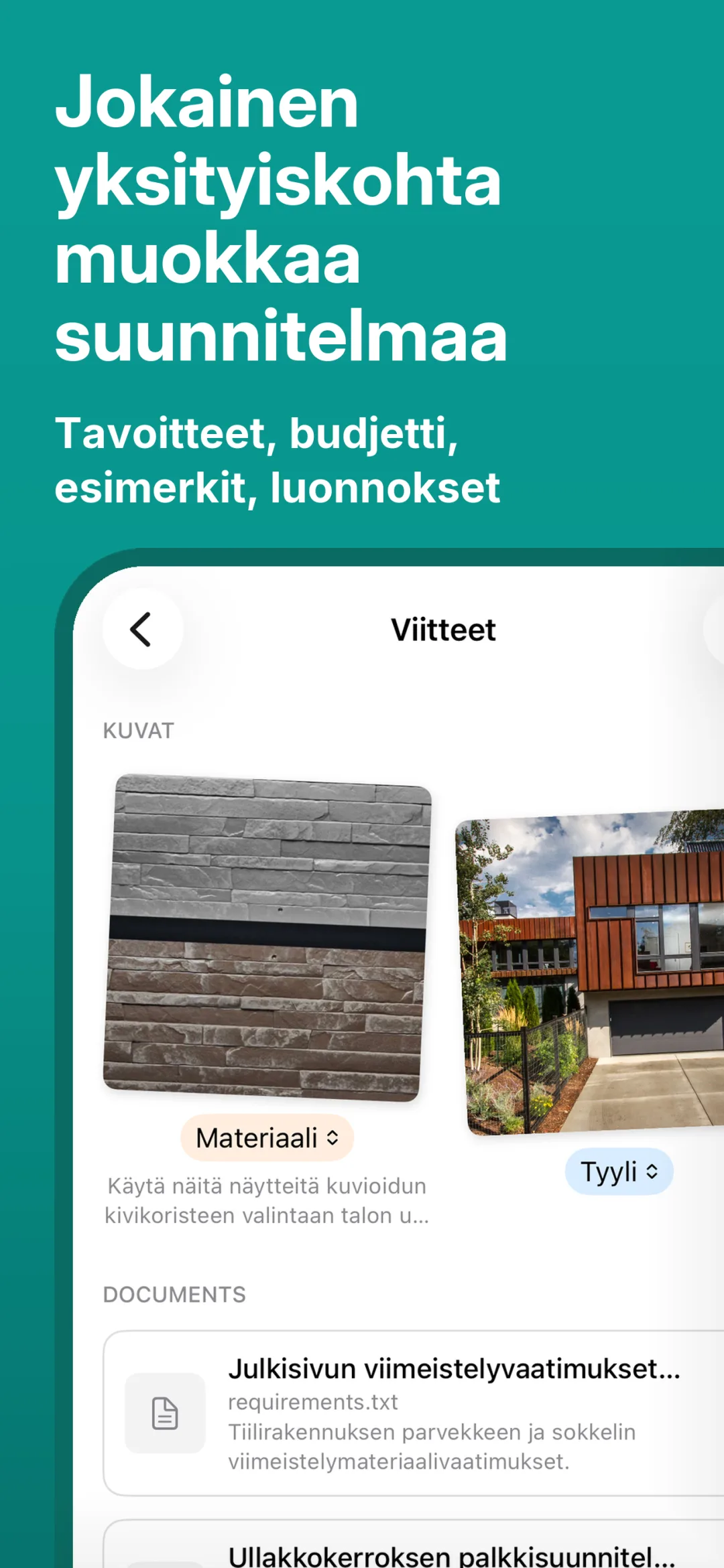 GetFacade-sovelluksen esikatselu 3