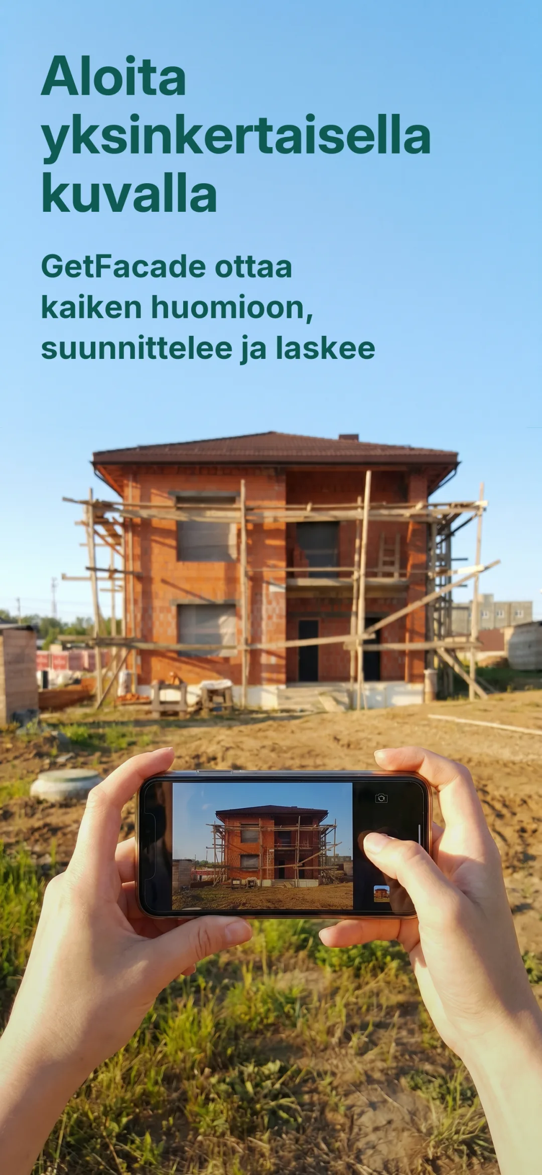 GetFacade-sovelluksen esikatselu 1