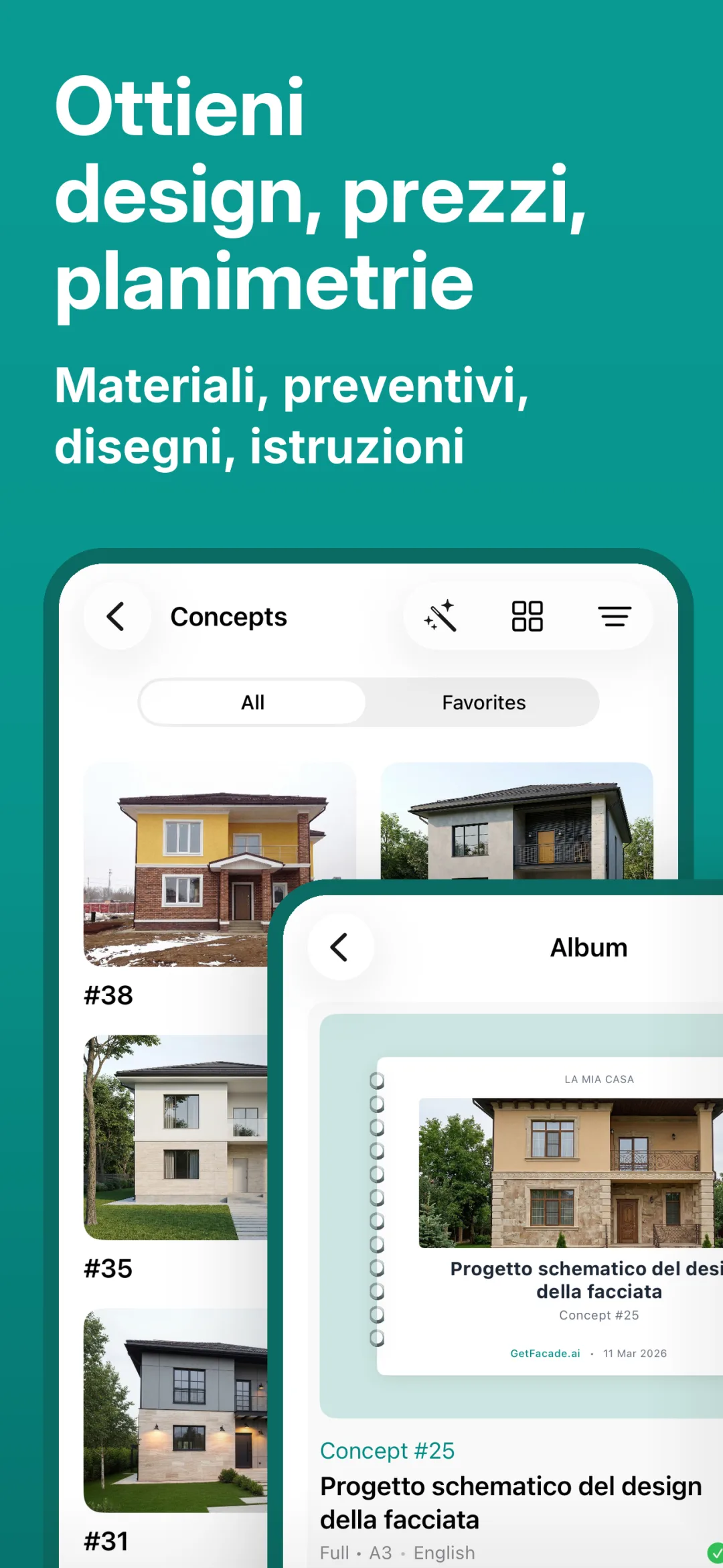 Anteprima dell’app GetFacade 2