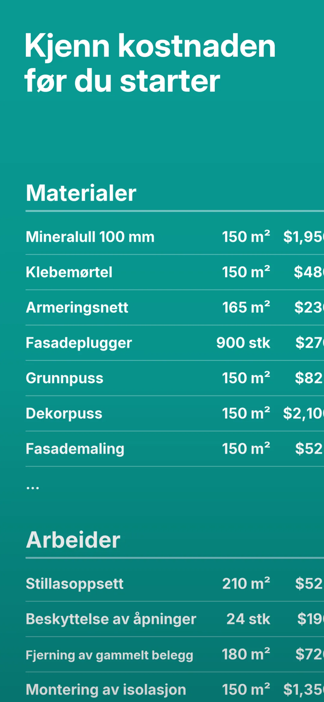 Forhåndsvisning av GetFacade-appen 5