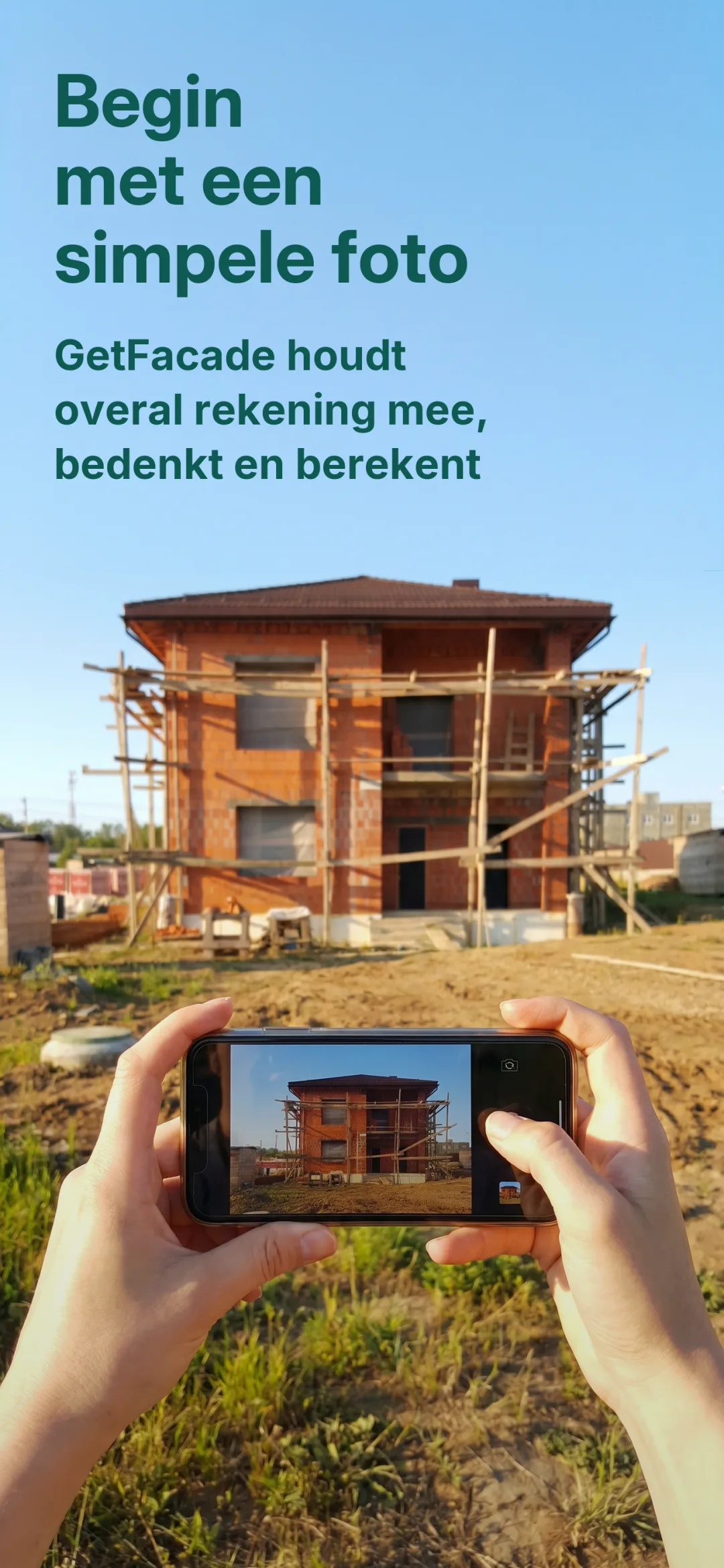 Voorbeeld van de GetFacade-app 1