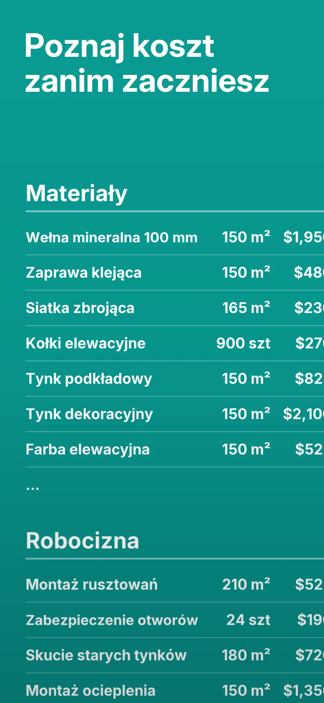 Podgląd aplikacji GetFacade 5