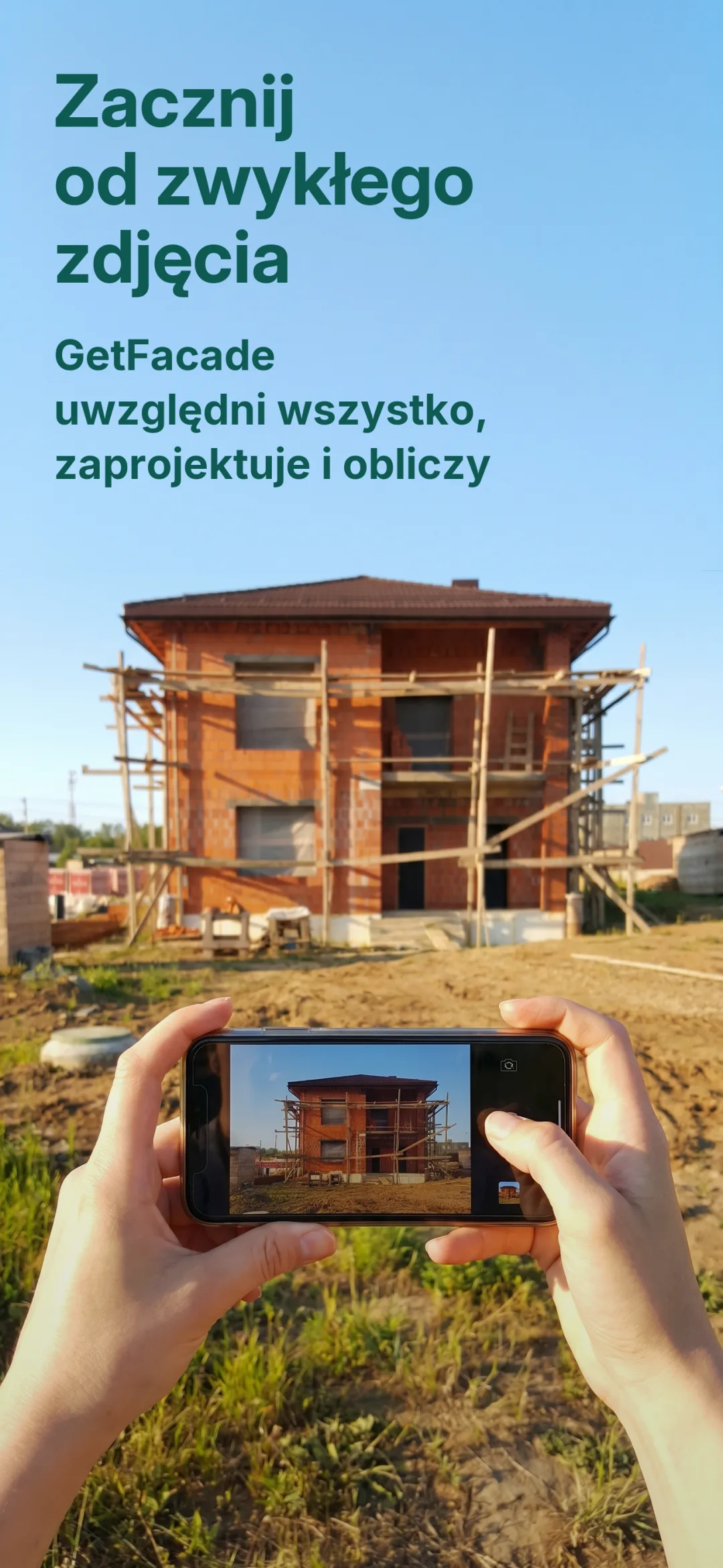 Podgląd aplikacji GetFacade 1